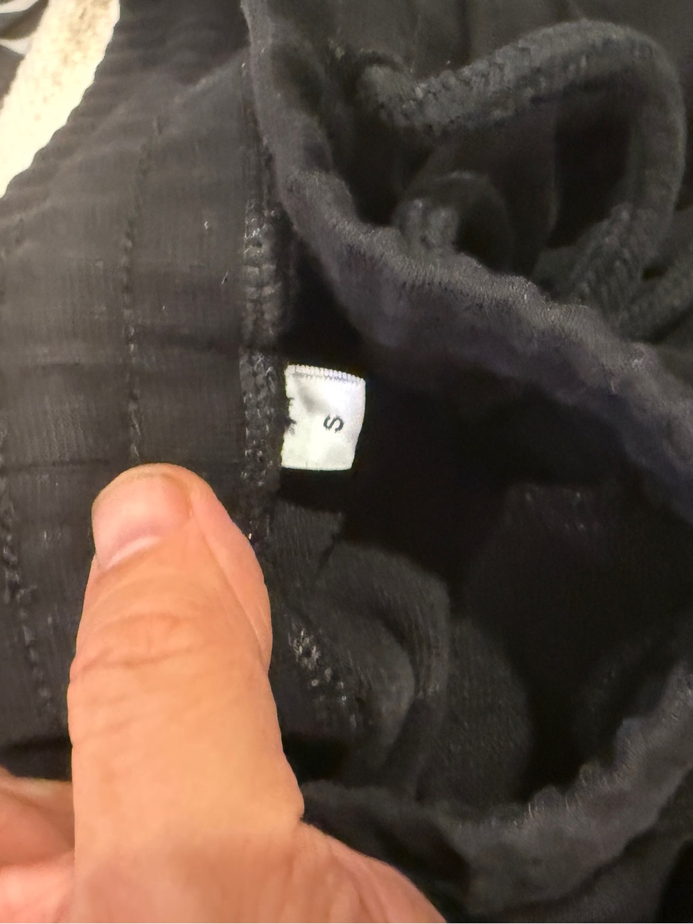 Dior Black Man Sweatpants with Logo Tape - Picture 3 of 4